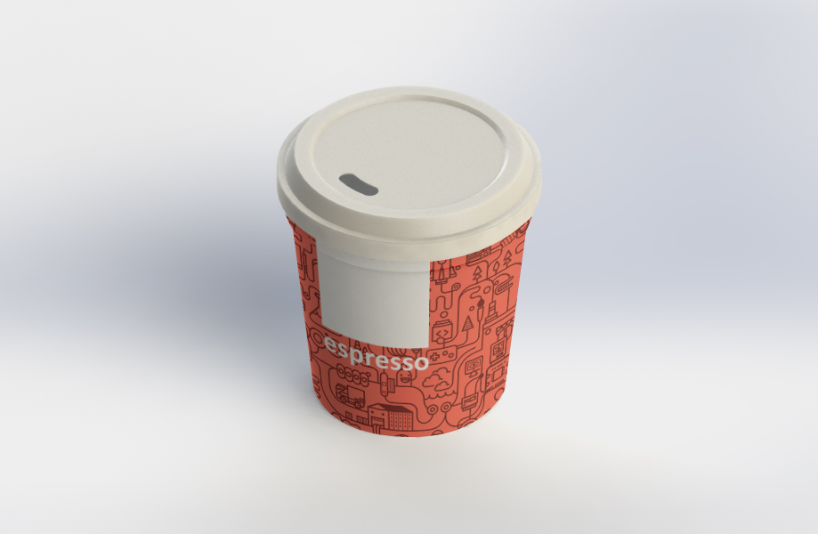 Espresso PSD Mockup 咖啡杯贴图模板