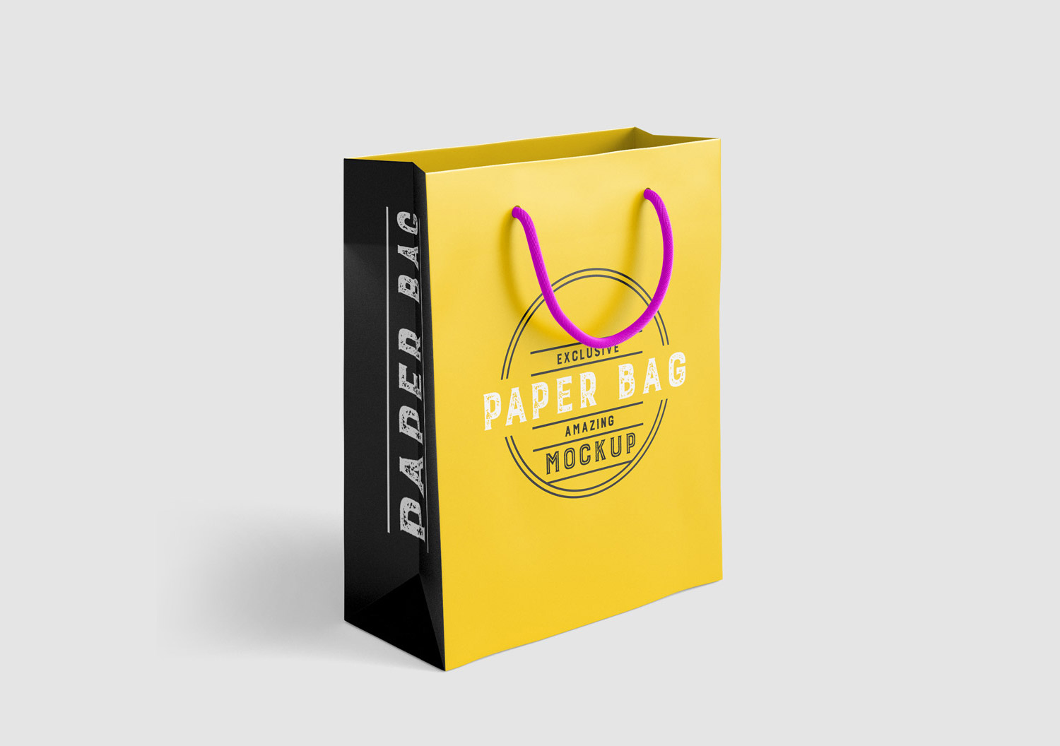 Paper bag mockup 纸袋包装设计贴图