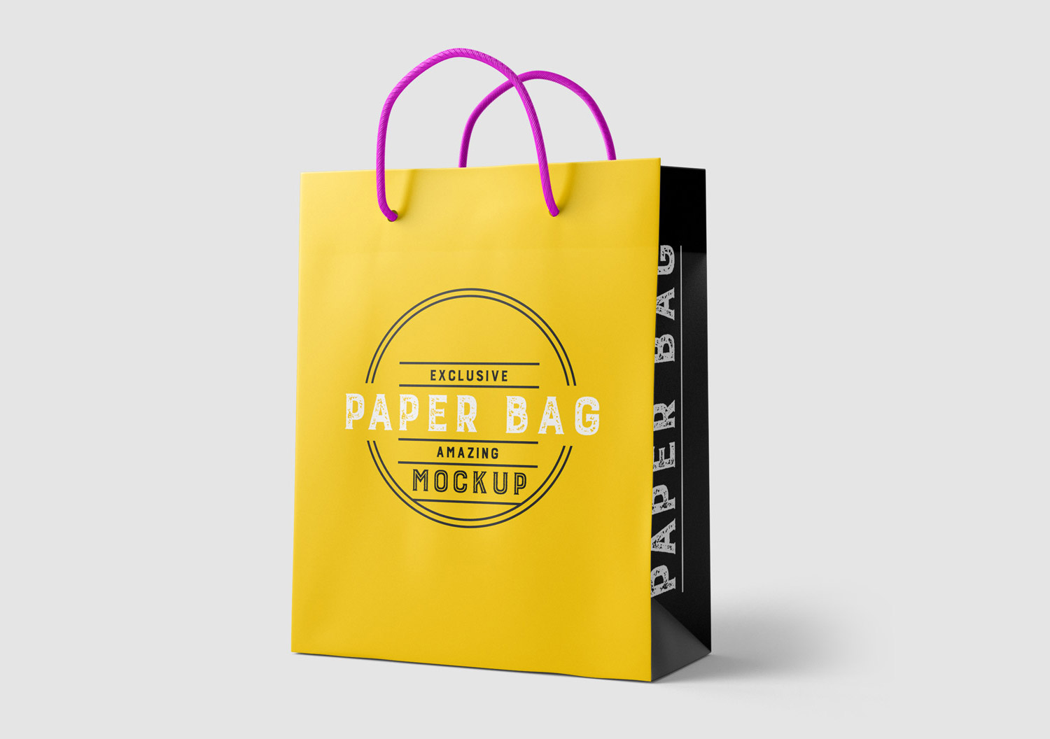 Paper bag mockup 纸袋包装设计贴图