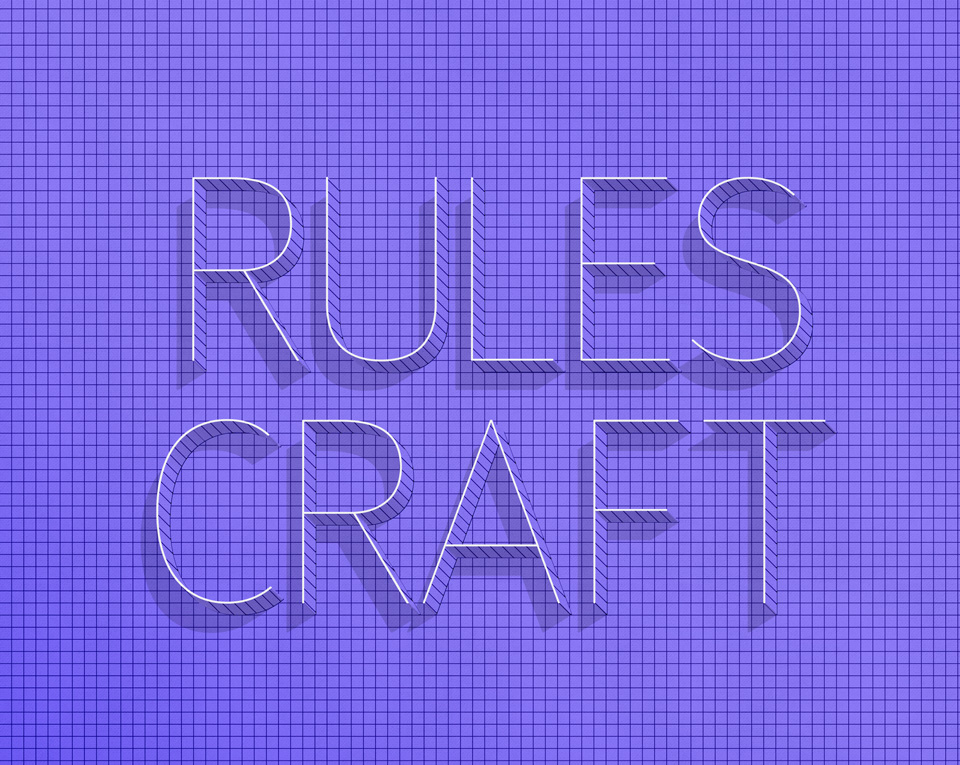 3D标尺效果立体文字模板Rules Craft Psd Te