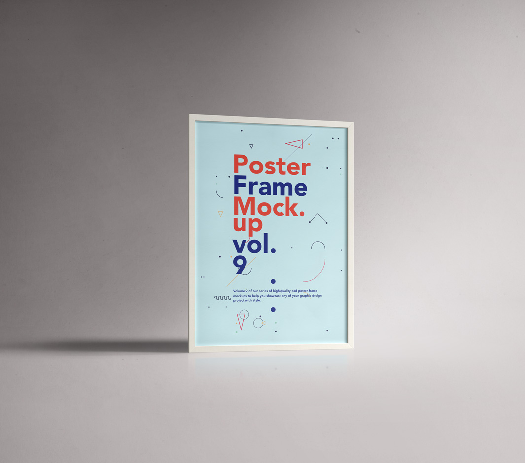 优雅海报框架模型PSD模板Psd Poster Frame