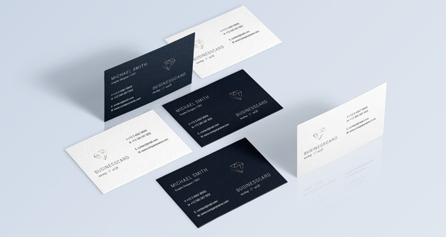 优雅名片卡片PSD模板Psd Business Card M