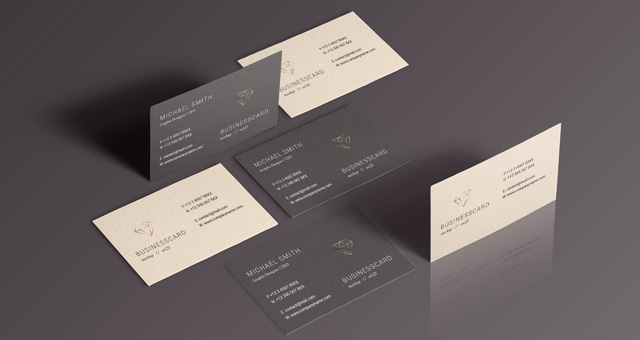 优雅名片卡片PSD模板Psd Business Card M