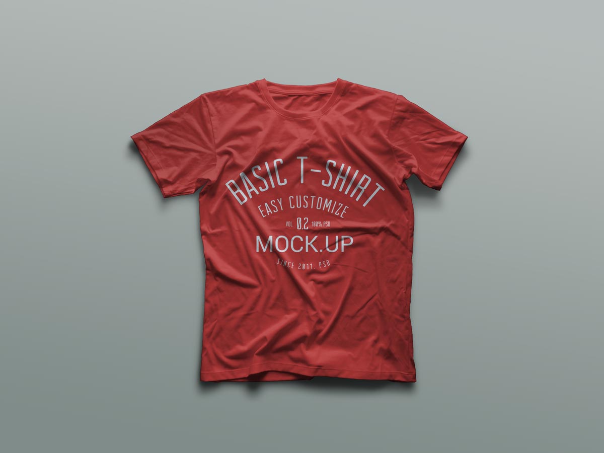 T恤模型贴图PSD模板Psd Tshirt Mockup T