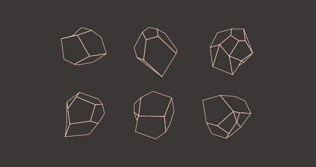 抽象三维多边形矢量形状Abstract 3D Polygon