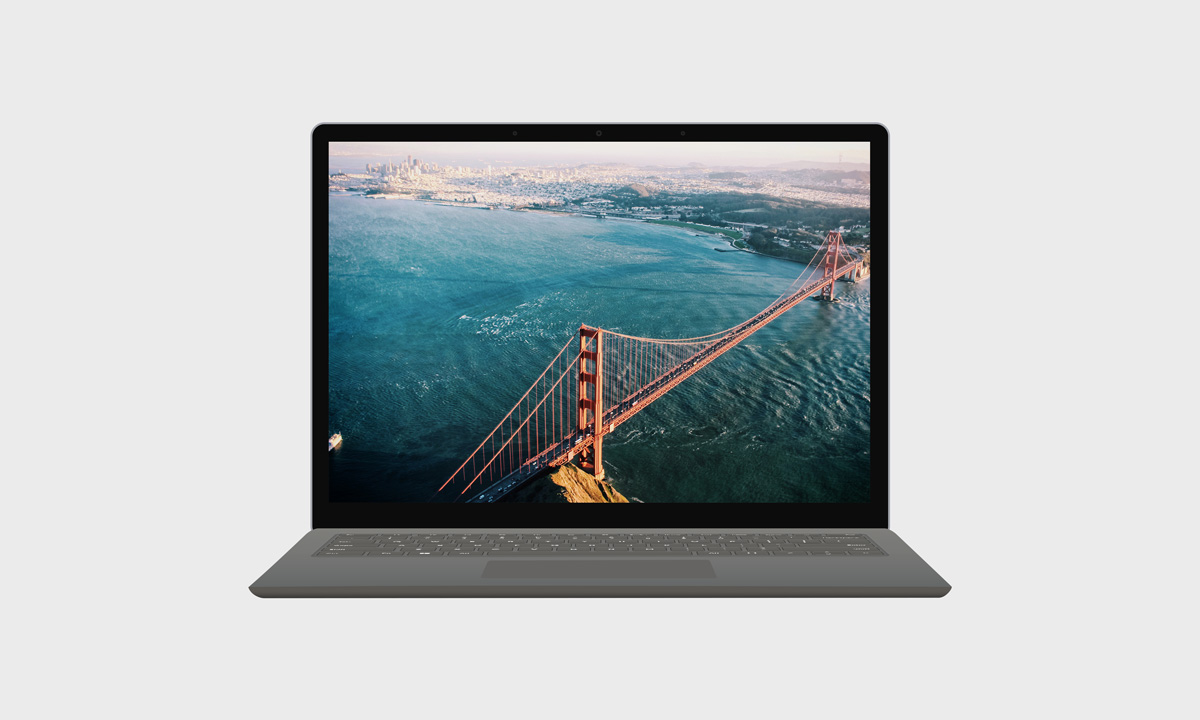 笔记本电脑模型Microsoft Surface Lapto