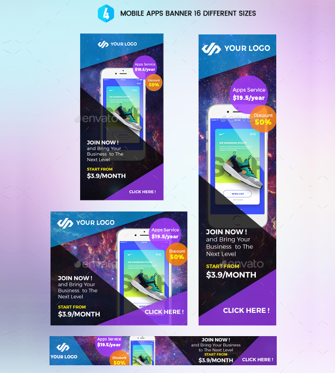 Mobile Apps Banner Pack