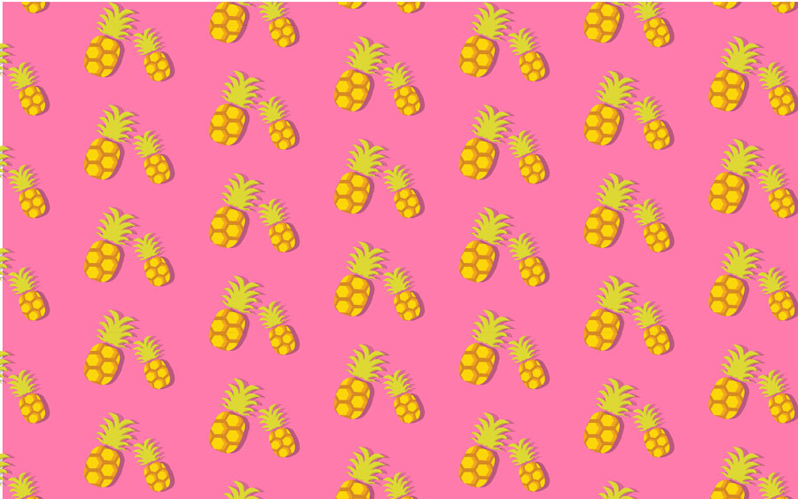 一组小清新水果图案 Vector Fruit Pattern
