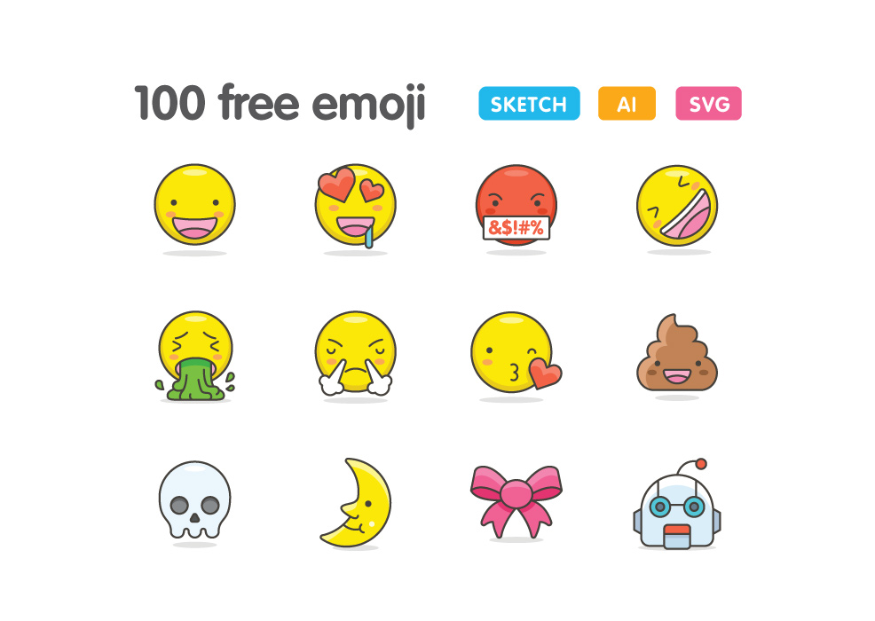 100 Free & Cute Emoji #127