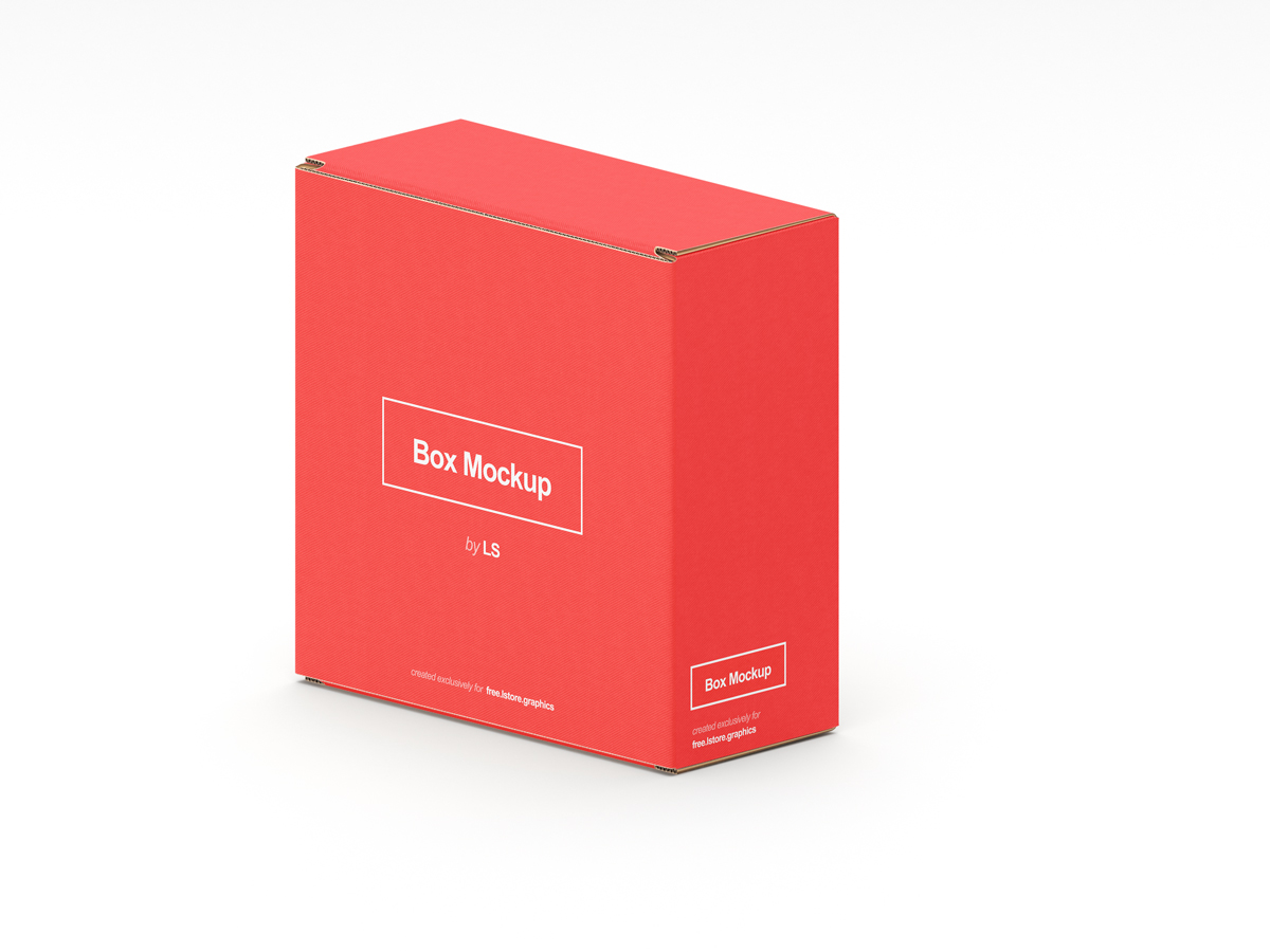 纸盒包装设计贴图样机PSD模板Box Mockups #03
