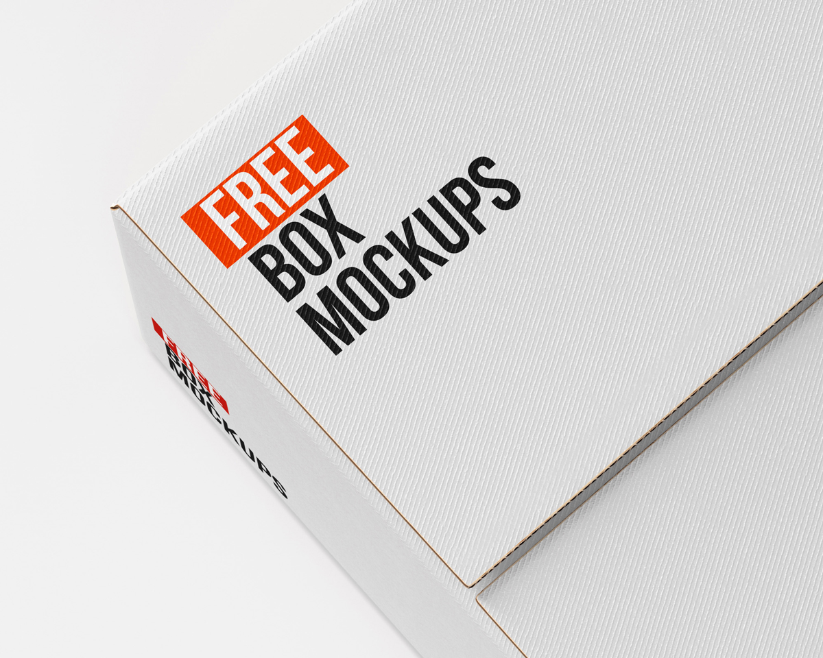 纸盒包装设计贴图样机PSD模板Box Mockups #04