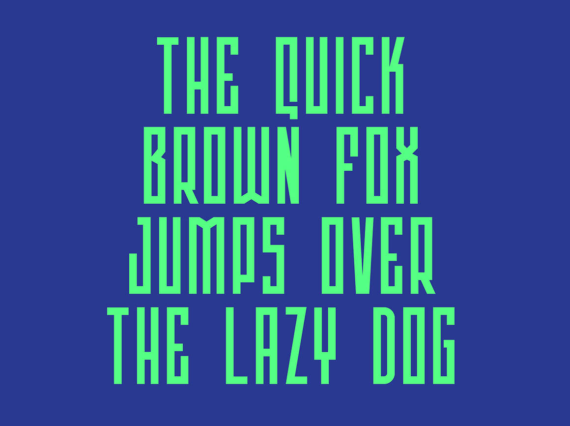 现代几何风格英文字体Rogue – Free Font