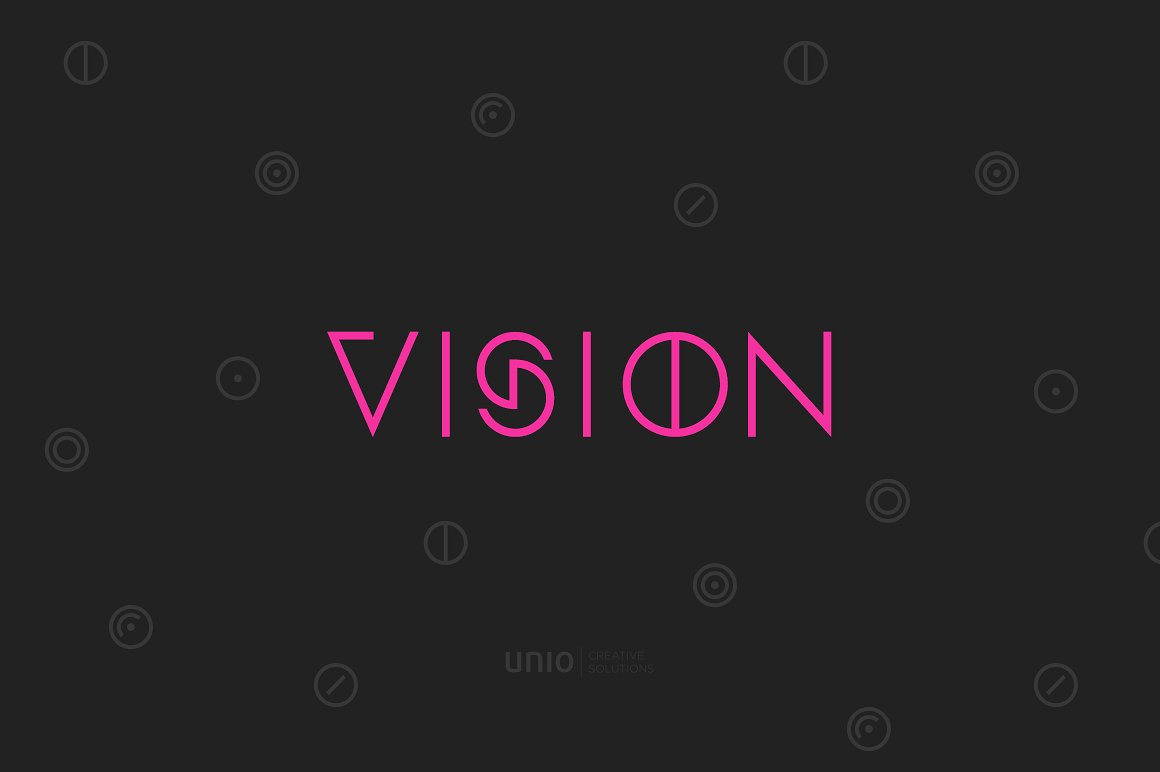 未来风格英文字体Vision – Free Font