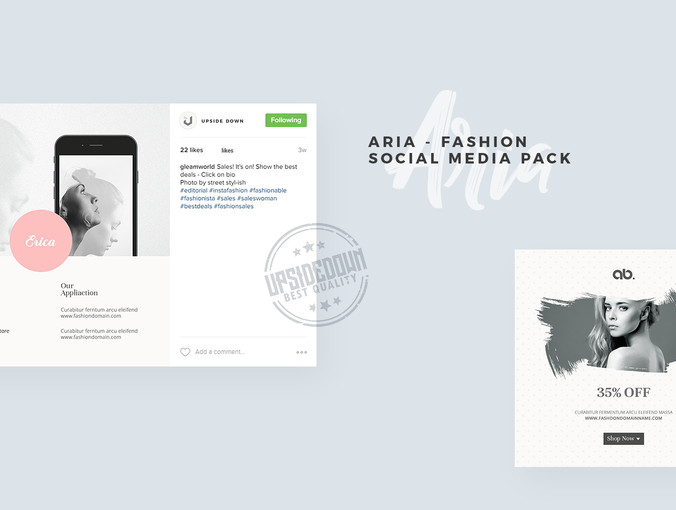 Aria Fashion Social Media Pack