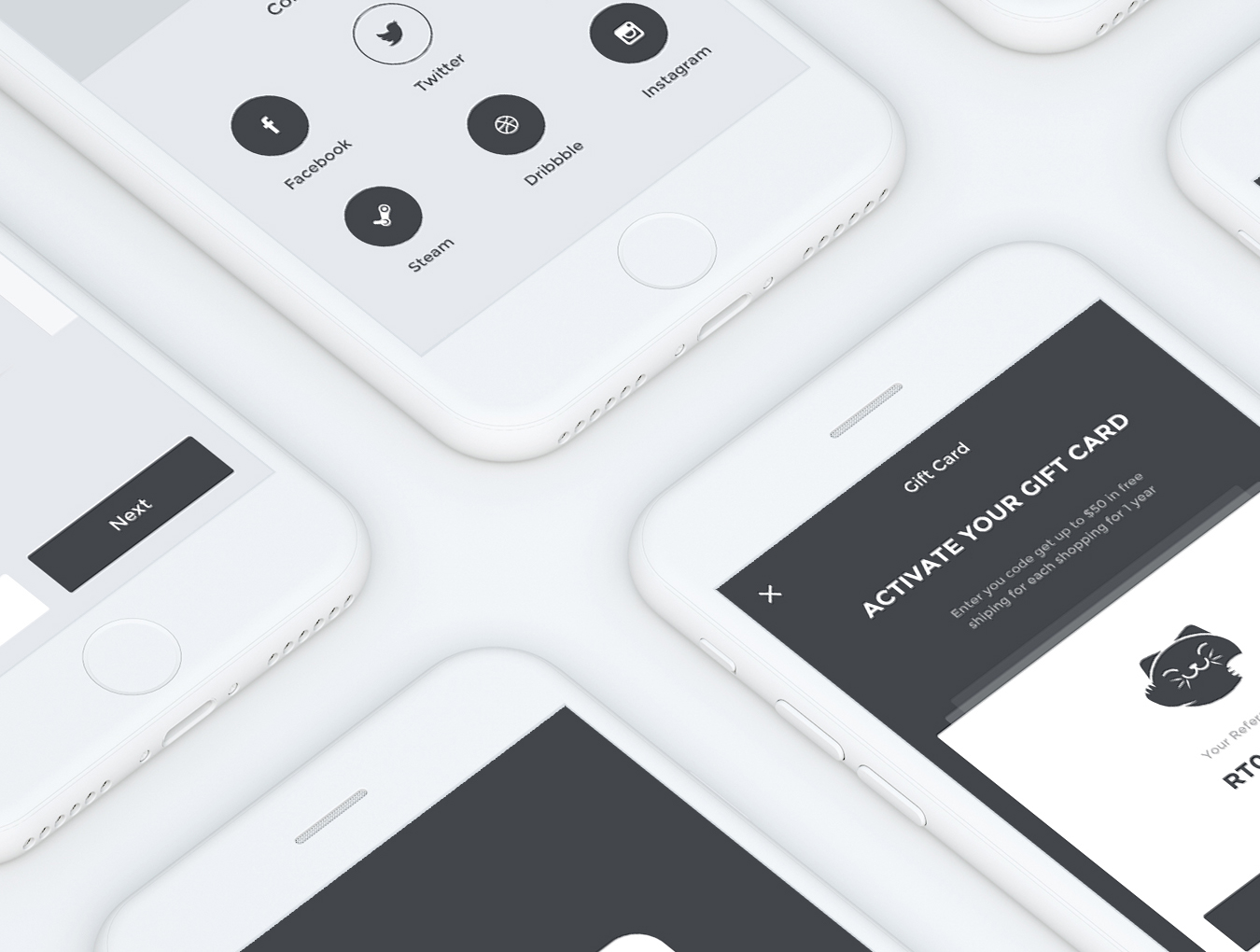 Codama iOS Wireframe Kit