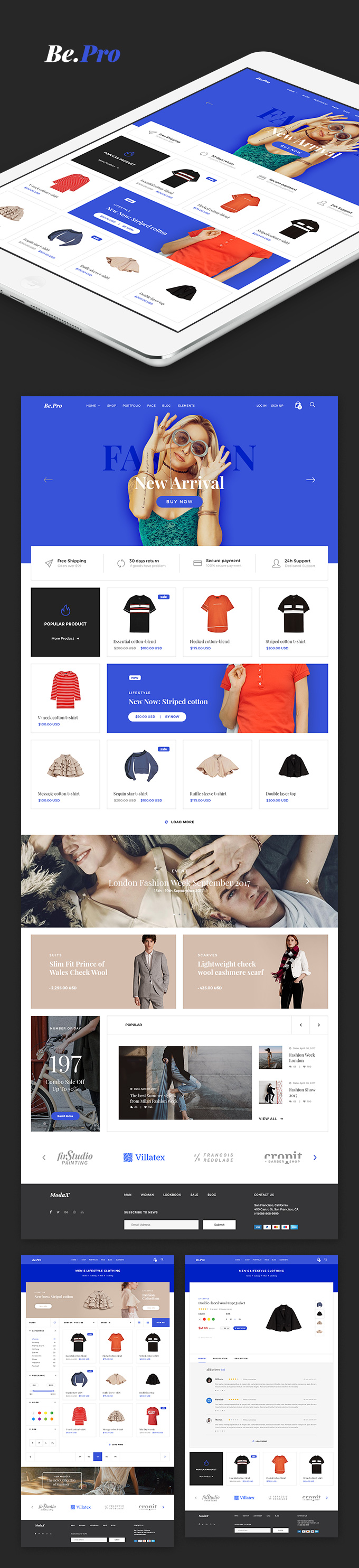 Fashion eCommerce Templates 高端