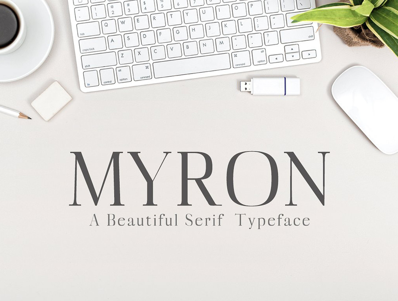 一款漂亮优雅的英文字体Myron Serif Typefac