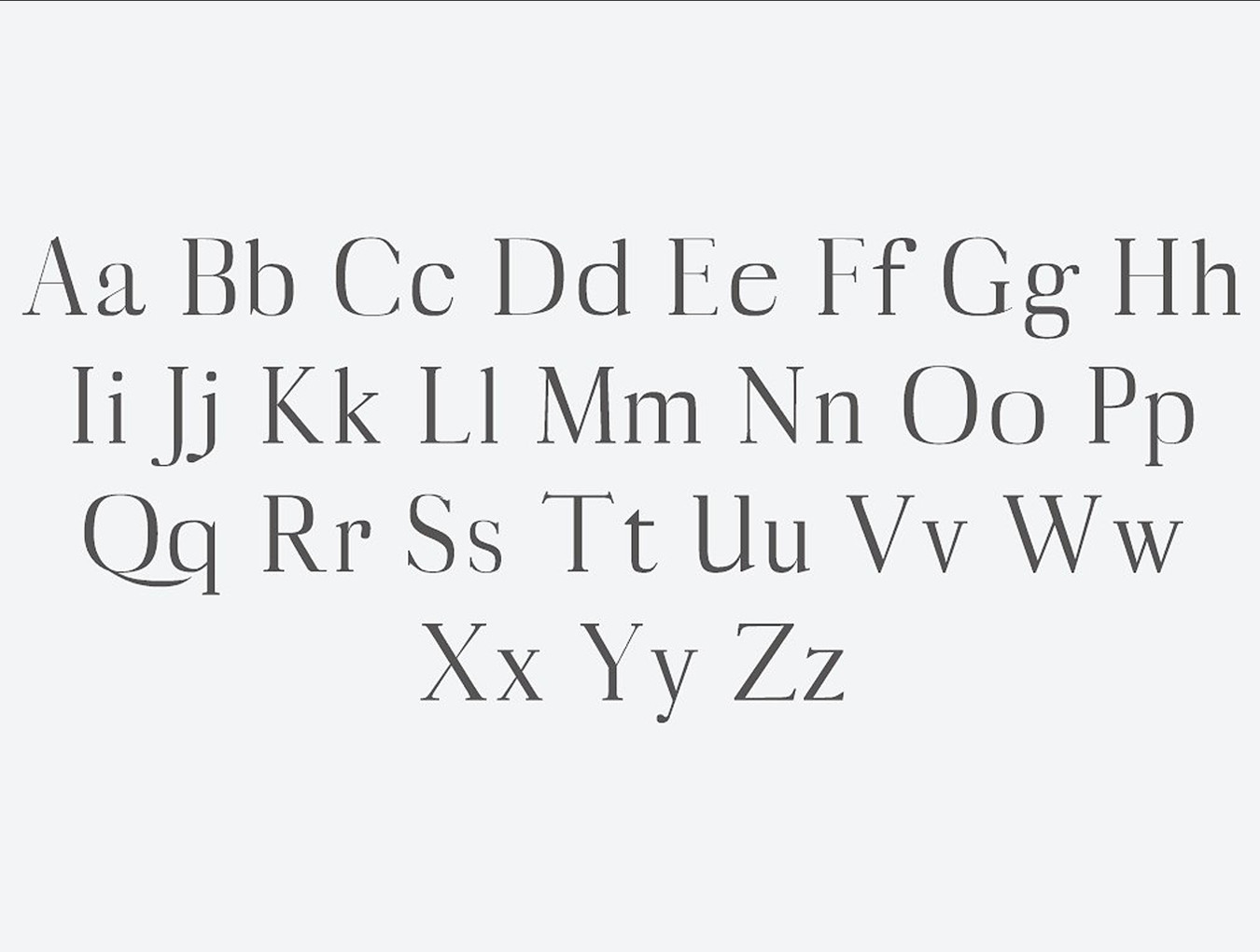 一款漂亮优雅的英文字体Myron Serif Typefac