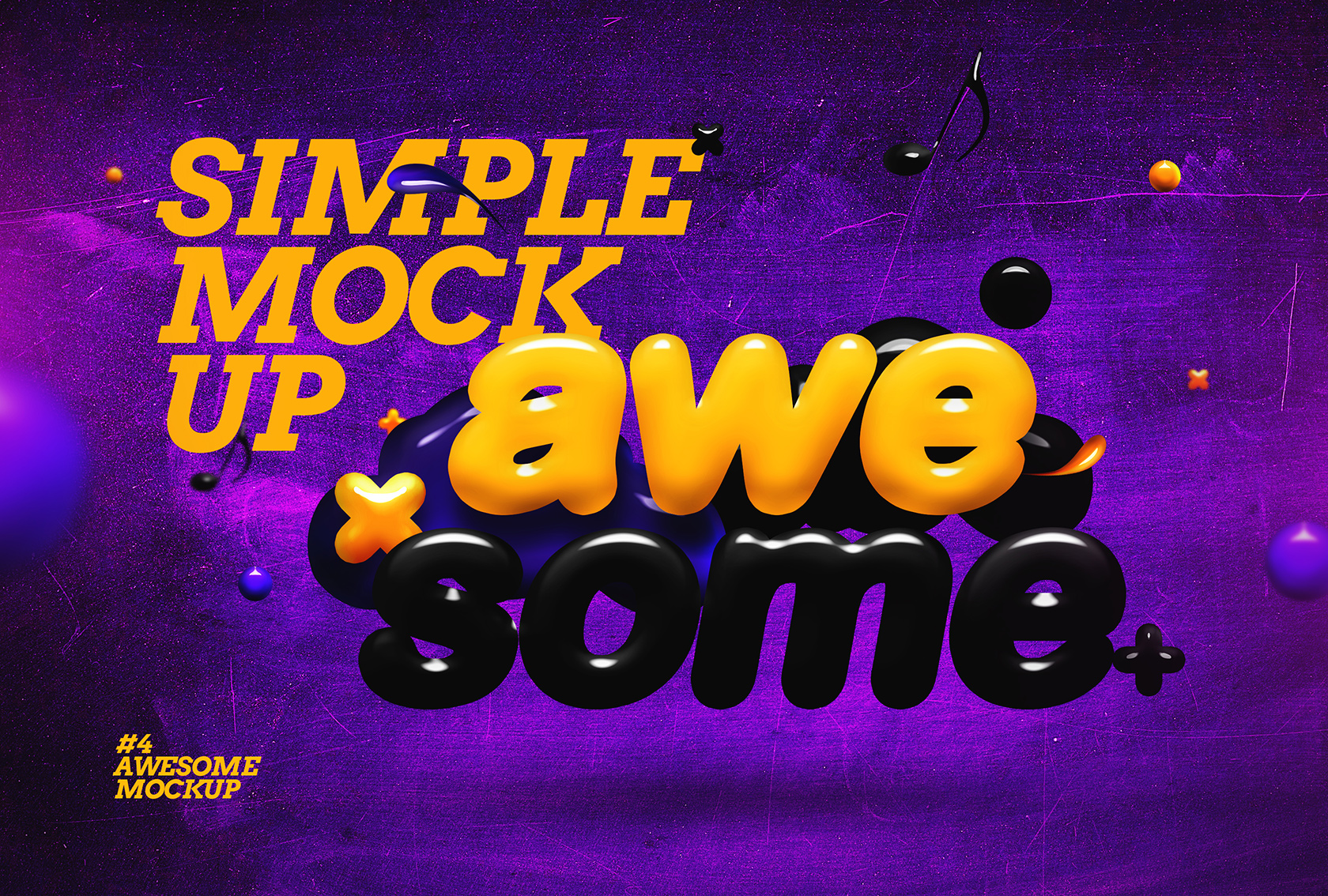3D文字效果Awesome 3D Text Mockup#5