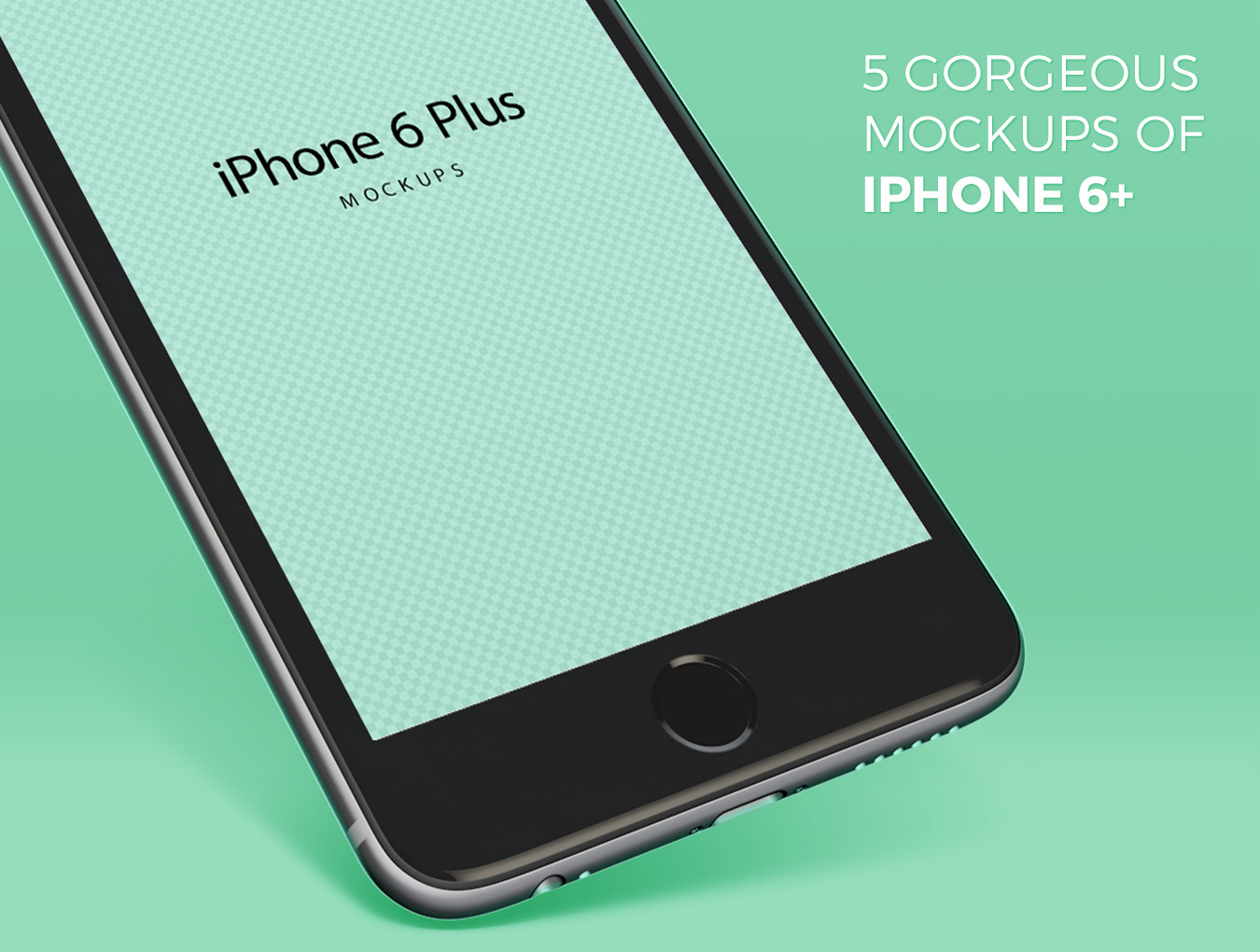 iPhone6贴图样机PSD模板5 Gorgeous iPh