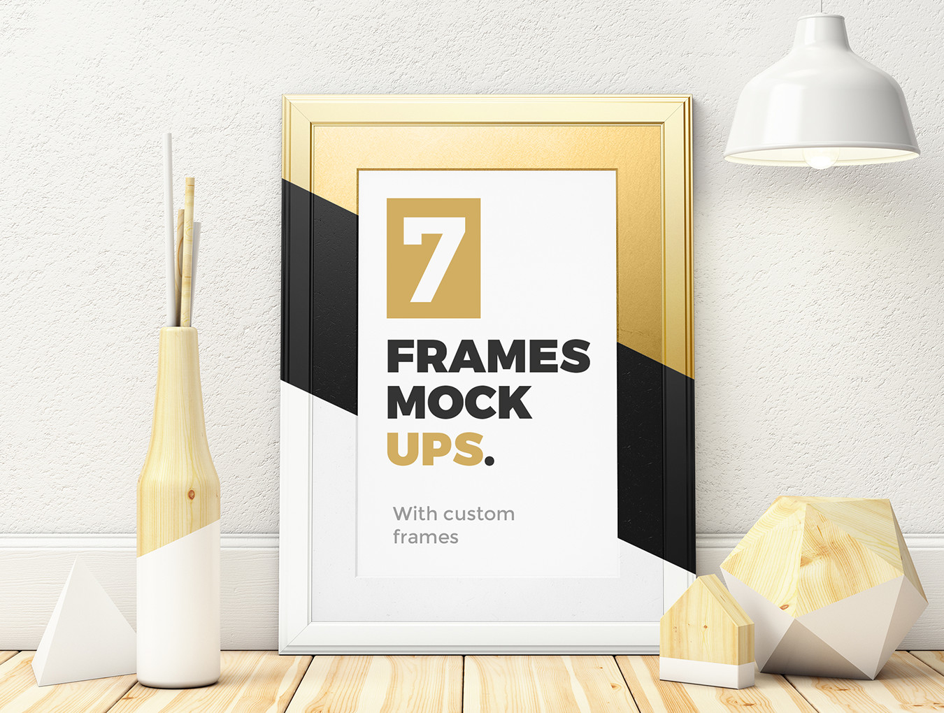 框架实体模型设计素材7 Frames Mockups