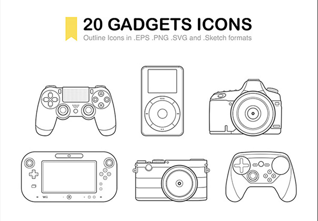 20 Gadget Icons