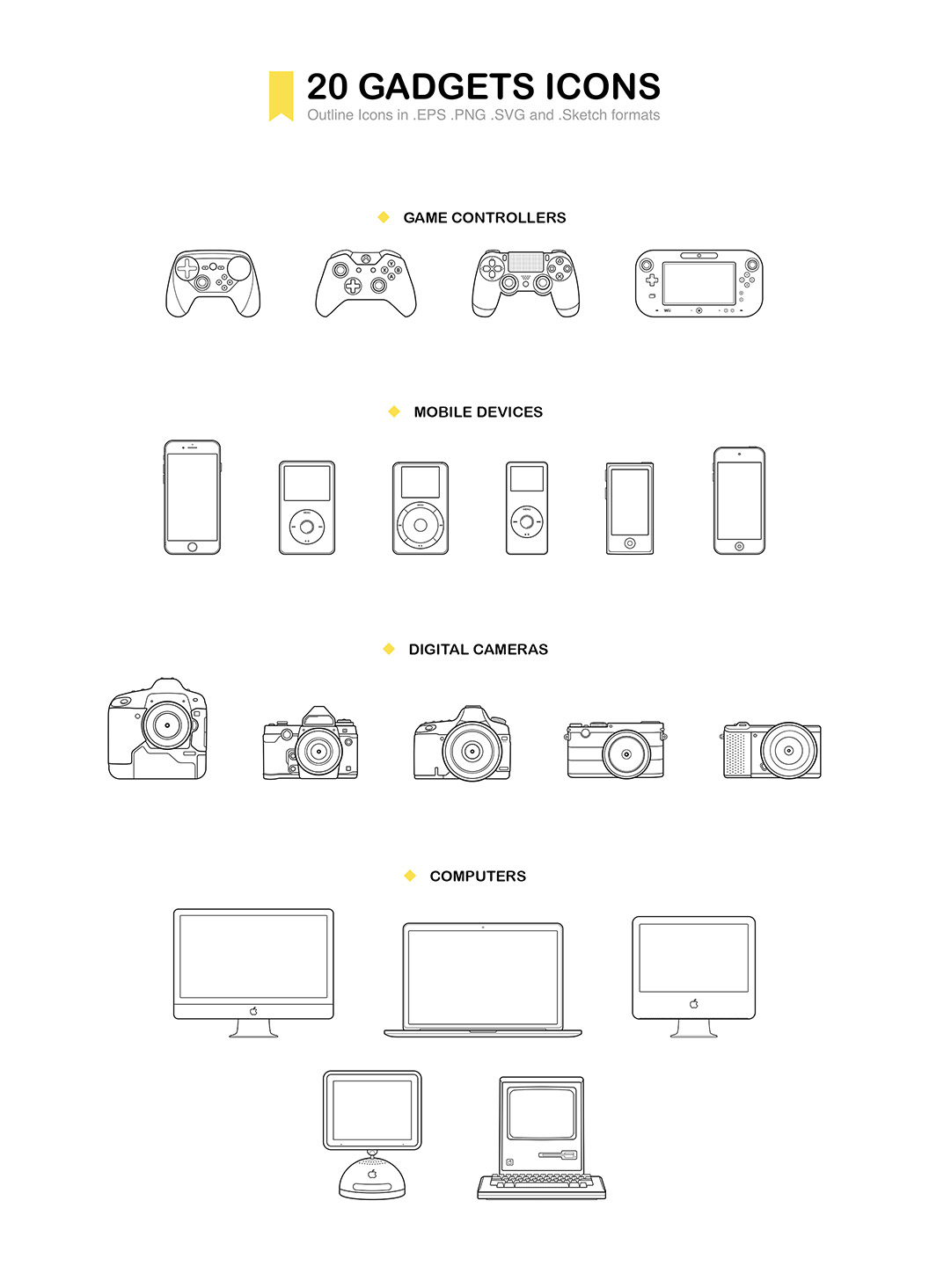 20 Gadget Icons