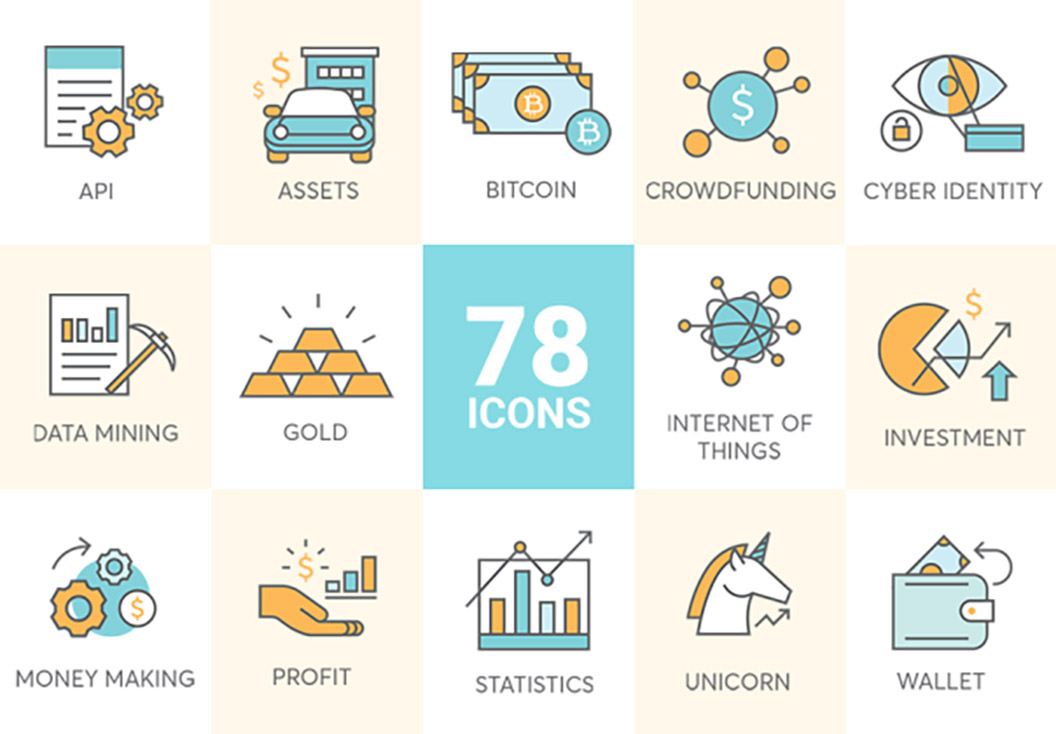 78 Fintech Icons