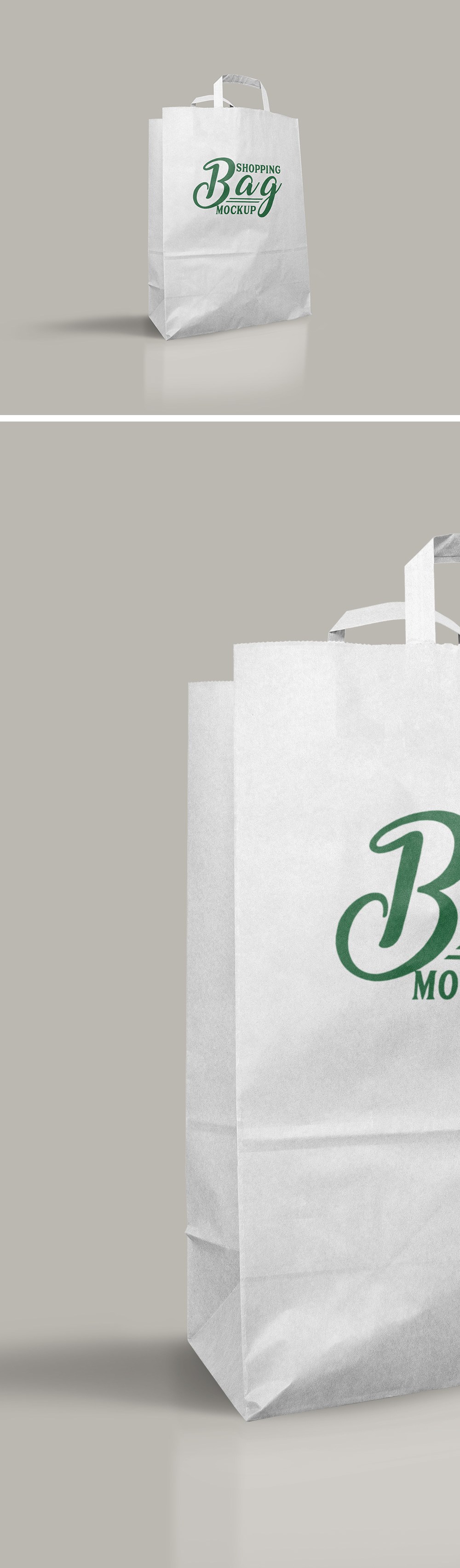 购物袋贴图样机PSD模板Shopping Bag Mocku