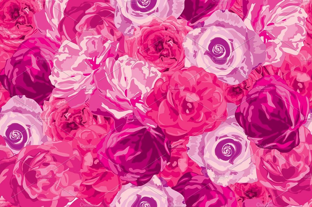 玫瑰花卉剪辑艺术素材