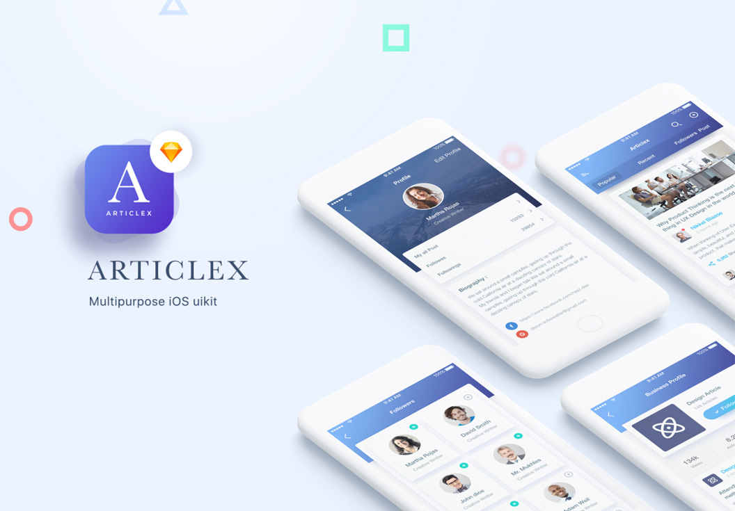 多功能多用途APP UI 套件Articlex