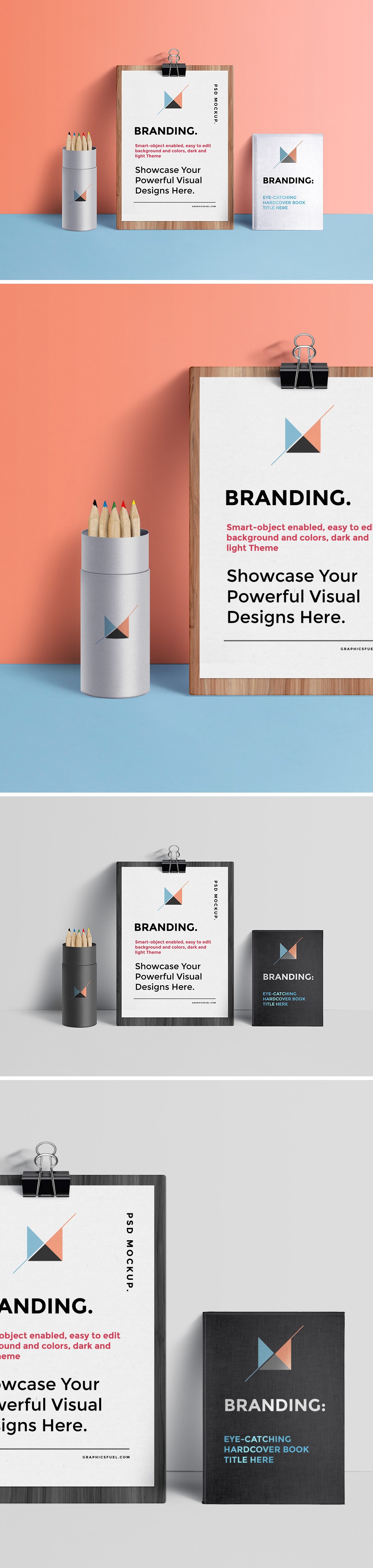 现代时尚品牌PSD模板Branding Identity M