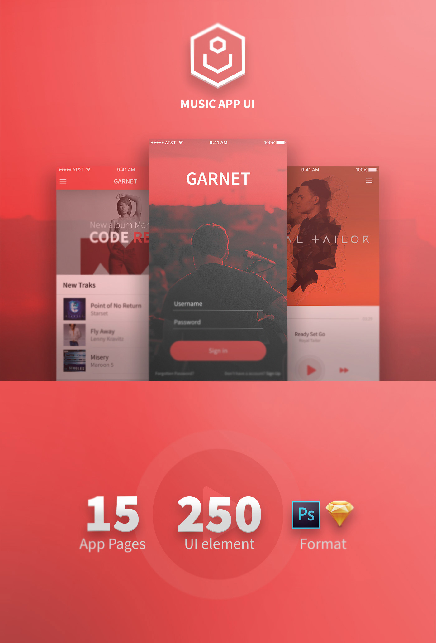 国外音乐类APP Garnet Music App