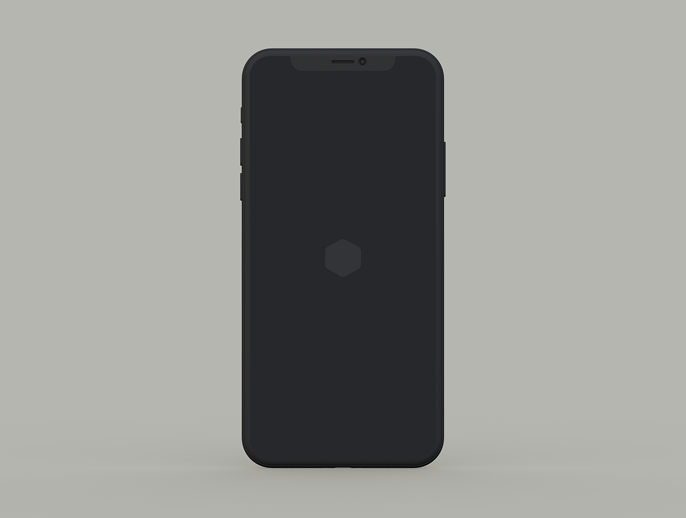 iPhoneX手机贴图PSD模板iPhone X Clay