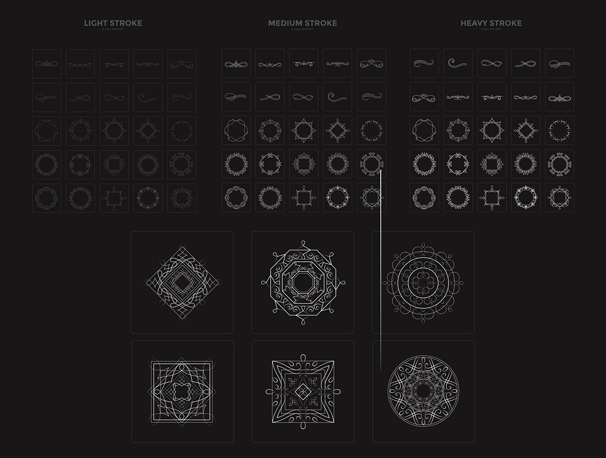 Decorative 标志设计辅助矢量图形