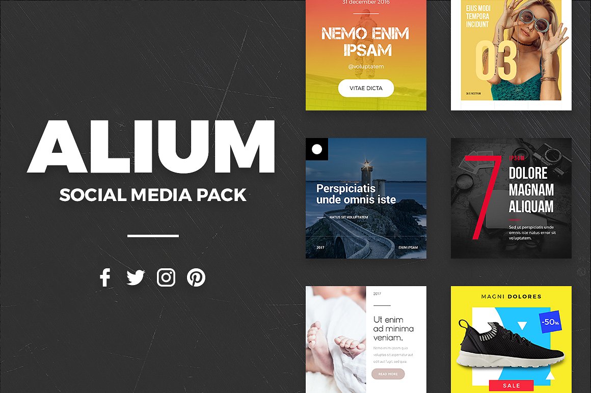 ALIUM | Social Media Pack