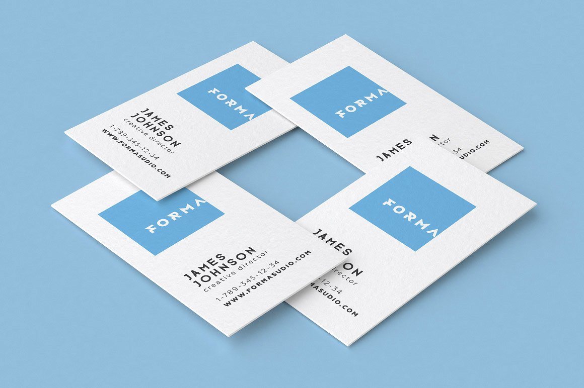 Business Cards Mockup Pack 名片品