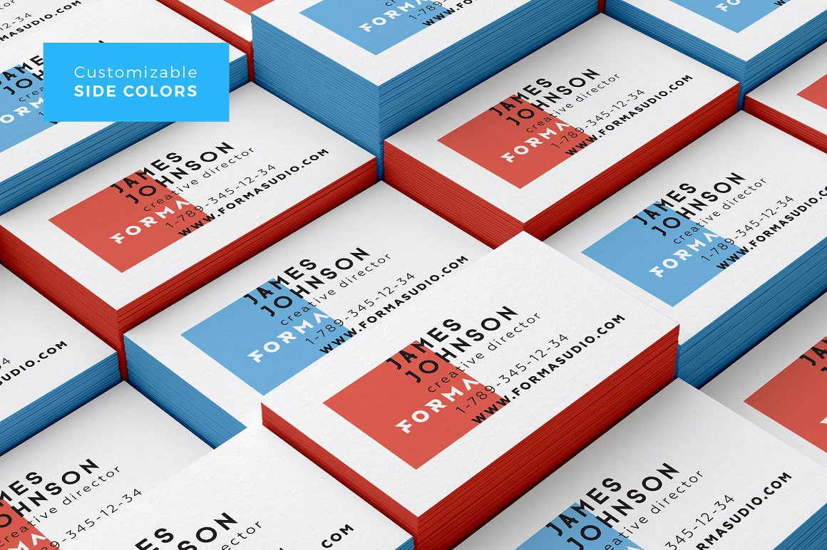 Business Cards Mockup Pack 名片品