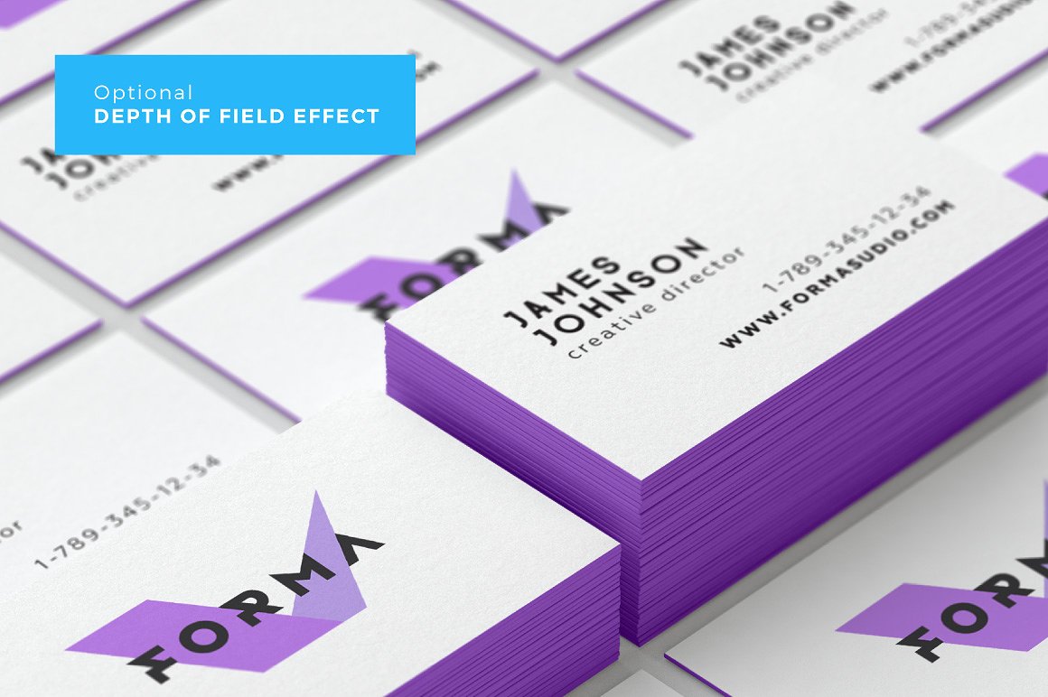 Business Cards Mockup Pack 名片品