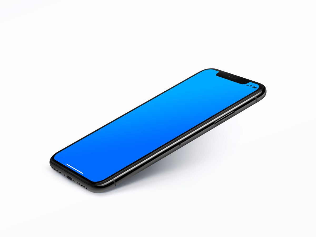 iPhoneX手机贴图PSD模板iPhone X Live