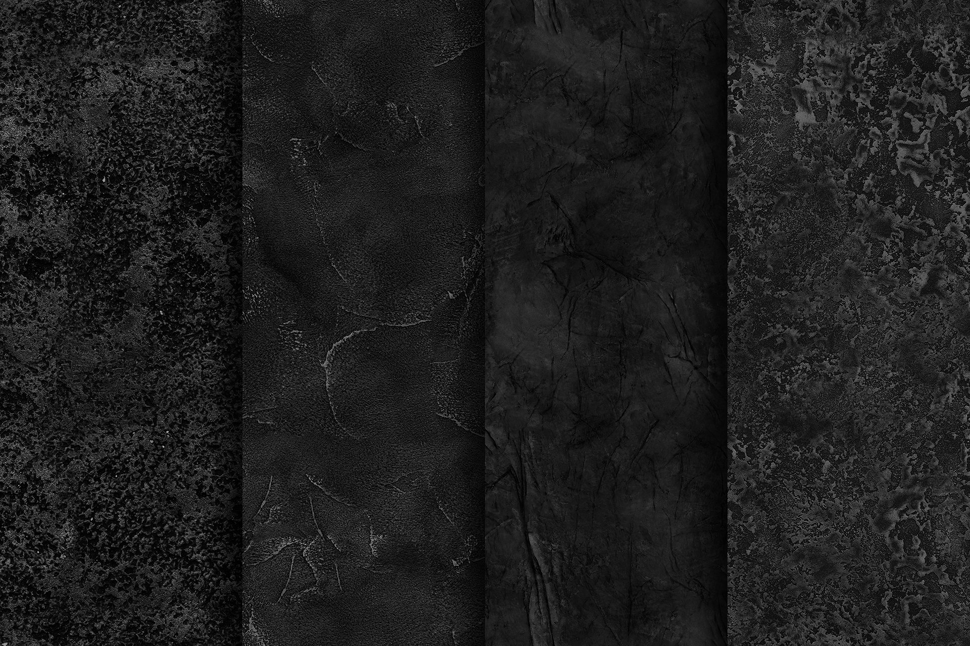 20 Seamless Black Textures 一批黑