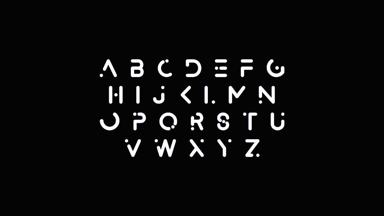 Alexana Neue Typeface 一款抽象的字体