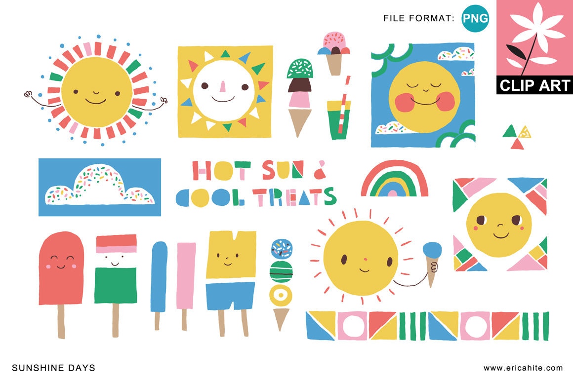 Sunshine Days: Clip Art Vol002