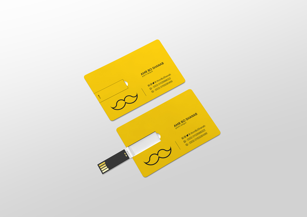 USB Business Card Mockup #144