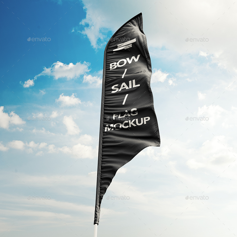 3D Feather Flags / Bow / Sail