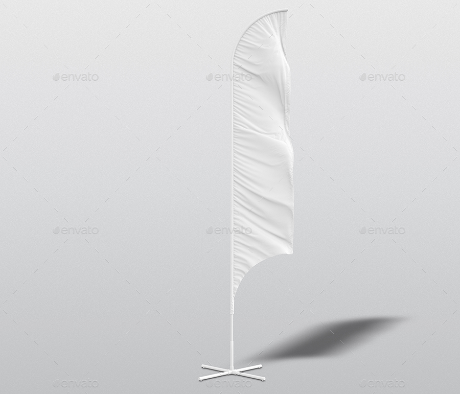 3D Feather Flags / Bow / Sail