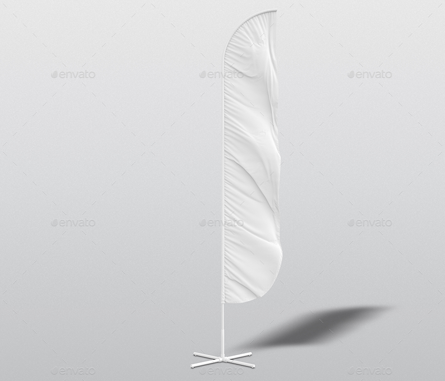 3D Feather Flags / Bow / Sail