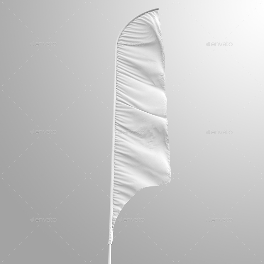 3D Feather Flags / Bow / Sail