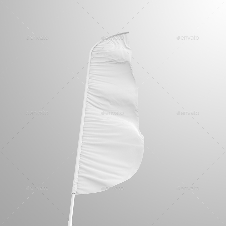 3D Feather Flags / Bow / Sail