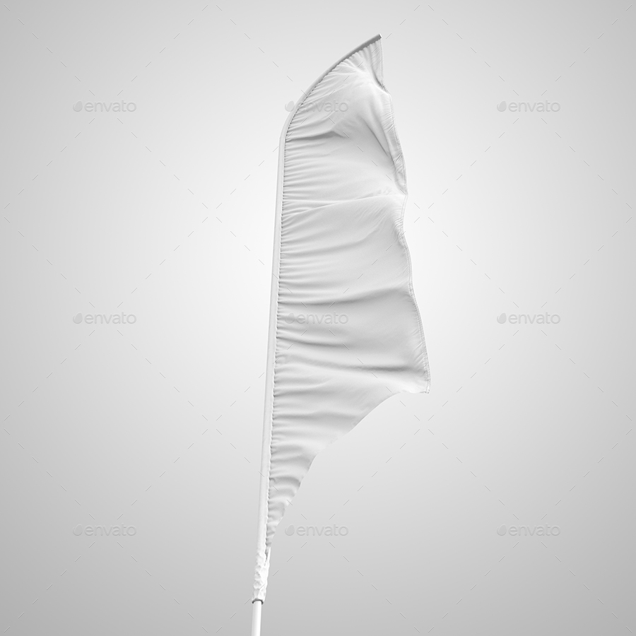 3D Feather Flags / Bow / Sail